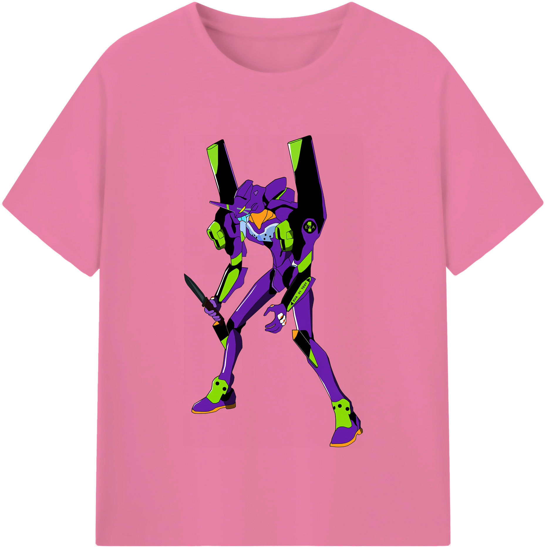 （画像用） EVA 新世紀エヴァンゲリオン 綿100％半袖Tシャツ（フロントプリント）